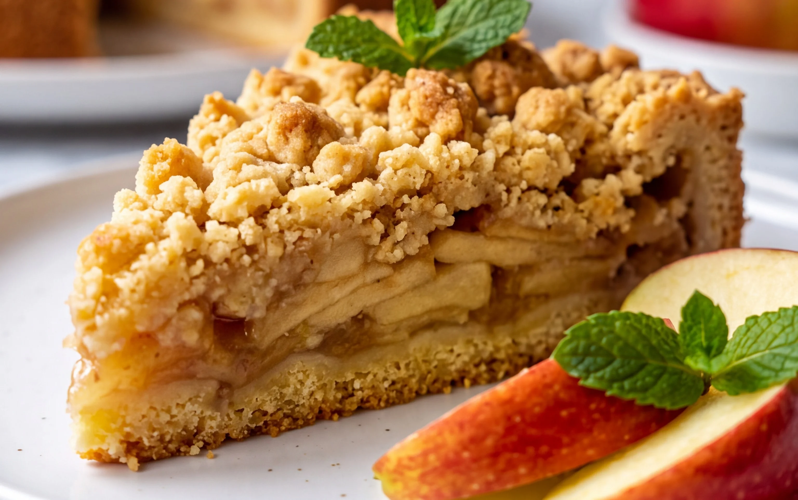 Apfelkuchen mit Streuseln